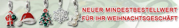 Ab sofort - Nur 100,00€ Mindestbestellwert für Ihr Weihnachtsgeschäft