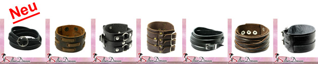 Lederarmbänder für den Herren