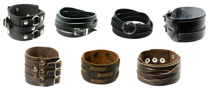 Lederarmbänder Herrenschmuck