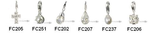 925 Silber Charms in verschiedenen Farben und Variationen