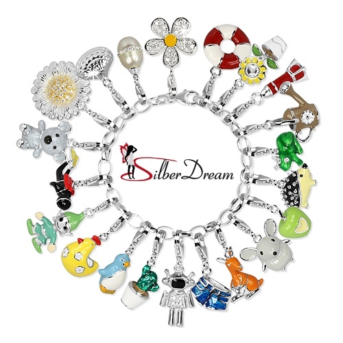 Der neue Trend: farbige Charms Anhänger mit Emaille